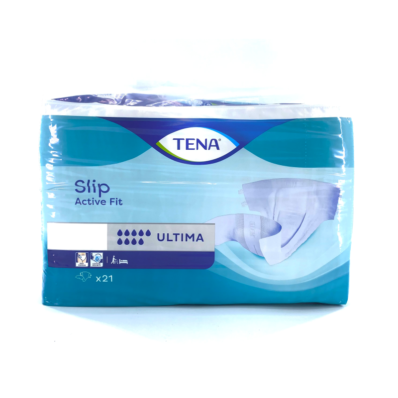 Tena Slip Active Fit Ultima Medium Protections Change Complet Avec Attaches Sen Up